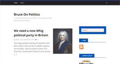 Desktop Screenshot of bruceonpolitics.com